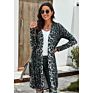 Elegant Loose Long Sleeves Ladies Cardigan plus Size Fall Knit Long Cardigans