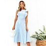 Elegant Midi Ruffles Sleeves Irregular Lace Hollow Out Dress Casual Women Dresses