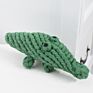 Elephant Lion Crocodile Bone Chew Cotton Rope Dog Toys