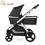 En1888 Baby Stroller 3 in 1/ Baby Pram/ Design Black Luxury Baby Carriage For