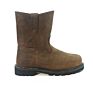 En20345 Mining Work Steel Toe Cap Customized Leather Half Knee S3 Long Cowboy Goodyear Welt Safety Boots for Men