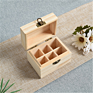 Essential Oil & Tea Wooden Storage Box for Gift Packaging