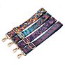 Ethnic Multi Color Print Handbag Nylon Cotton Strap Adjustable Shoulser Strap