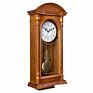 European Battery Operated Antique Grandfather Wall Mounted Wood Vintage Pendulum Wall Clock