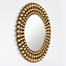 European Style Luxury Gold Metal Living Room Tiles Decorative Antique Mirrors Decor Wall for Home Decoration