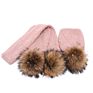 Excellent Design Big Fur Pompom Plain Beanie Hat for Women Men