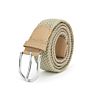 Extra Long Men Casual Knitted Fabric Woven Braided Elastic Stretch Belt for Jeans Multi-Color