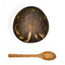 Fancy Handicraft Gift Set Tableware Vietnam Smoothie Salad Vegan Soup Organic Natural Coconut Shell Bowl with Spoon