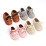 Fancy Lovely Popular Non-Slip Handmade Leather Baby Shoes