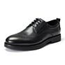 Fancy Pantalon Homme Wedding Oxford Dress Shoes Men Pure Genuine Leather Black