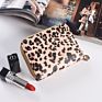 Fashionable Leopard Animal Designer Zipper Coin Purses Card Holder Short Wallet Zip around Women Leather Wallet