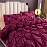 Fashionable Wine Red Bed Sheet Bedding Set Comfortable Bedding Sets Bedding Set Luxury