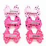 Favor Ribbon Dots Pattern Grosgrain Hair Bows with Clips for Girls Beauty Decoration