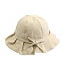 Female Cute Bow Art Hat Fisherman Hat Spring and Sunscreen Sun Hat