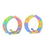Fidget Popper Kids Toys Rainbow, Color Changing, Fluorescent Fidget Bracelet Push Pop for Kids Party Favors