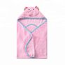 Hooded Bath Towel With Cute Bear Face