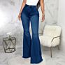 Flare Jeans Women Blue Black Jeans Trousers plus Size Women's Jeans