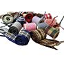 Flat Plaid Cotton Shoelaces Female 2.5 Cm Wide Ribbon Shoe Lace for Boot Sneaker 120 Cm