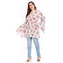 Floral Maxi O-Neck Printed Casual Women Tops