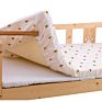Floral Printed Organic Muslin Baby Bed Cotton Crib Sheets