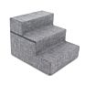 Foam for Dogs & Cats Foldable Pet Steps 3 Levels Height Pet Stairs