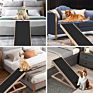 Fold Pet Foldable Ramps Interior Wooden Non Slip for Car Small Adjustable Step Large Travel Dogs Wood Cat Dog Ramp