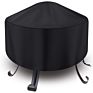 Foldable Portable Polyester Heavy Duty round Customized Patio Fire Pit Cover