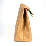 Foldable Top Eco Reusable Waterproof Insulated Freezable Brown Tyvek Colored Paper Lunch Bags for Women Man