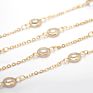 for Jewelry Making Zircon Brass Chain With