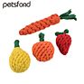 Fruit Shape Pet Dog Chew Ball Toys, Hand-Knit Rope Toy for Dogs