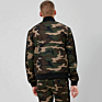 Funnel Neck Mens Camo Printed Track Jacket