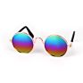 Funny Pet Glass Classic Retro Circular Metal Sunglass for Cat or Small Dog