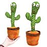 Funny Recorder Singing Cactus Plush Toy Usb Rechargeable Dancing Cactus