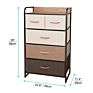 Furniture Storage Tower Unit for Bedroom Dresser with Drawers Storage