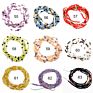 Gaby Cotton String Waist Chain Tie on 45 Inch Belly Chian Waist Beads for Women Body Jewelry