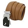 Genuine Leather Belt Man's Automatic Belts for Men Cow Hide Can Print Logo Ratchet Belt