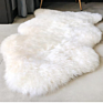 Genuine Sheepskin Rug Living Room Soft Australian Fur Sheep Skin Carpet Long Wool Home Decor Red Rug Throws