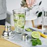 Gf Bartenders Mixer Glass Cocktail Shaker Printed with Scale Martini Shaker with Stainless Steel Lid Barware for Mixing Drink