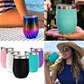 Gifts Mug Stainless Steel 12Oz Double Wall Vacuum Insulated Stemless Wine Tumbler Cup for Wine Coffee