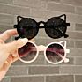 Girls Children Sunglasses Uv400 round Cat Shape Kids Funny Sunglasses