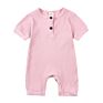 Girl's Rompers Boy Zip Baby Romper Suitable for Both Boys and Girls