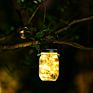 Glass Mason Bottle Color Solar Garden Lights Christmas Gifts Outdoor Ornaments Holiday Lighting -Sellin