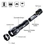 Handheld LED flashlight  with adjustable focus