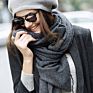 Good Price Big 100% Cashmere Scarf Autumn Knitted Scarves