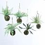 Green Artificial Plastic Fern Leaves Artificial Hanging Plant