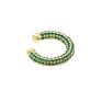 Green Red White Sapphires Cz Paved No Pierced Ear Cuffs for Women Charm Gold Color Cz Clip Earrings Statement Earcuff Jewelry
