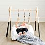 Green Wooden Ornaments Baby Gym Toys
