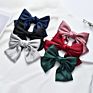 Hair Barrette Girls Satin Fabric Multi Color Hair Bow with Clip