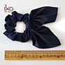 Hair Scrunchies Solid Color Silk Satin Women Bowknot Kids Hair Accessories Scrunchies Bow