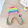 Handbags for Women Pop Bubble Handbag Silicone Bubble Toy Push Pop Its Fidget Bag for Girls